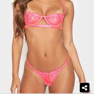 Pink 2pc lingerie